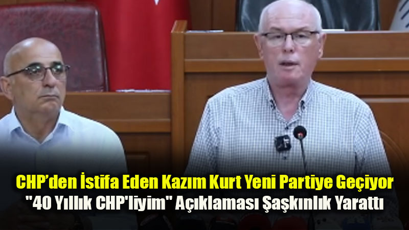 Odunpazar� Belediye Ba�kan� Kaz�m Kurt CHP�den �stifa Etti!