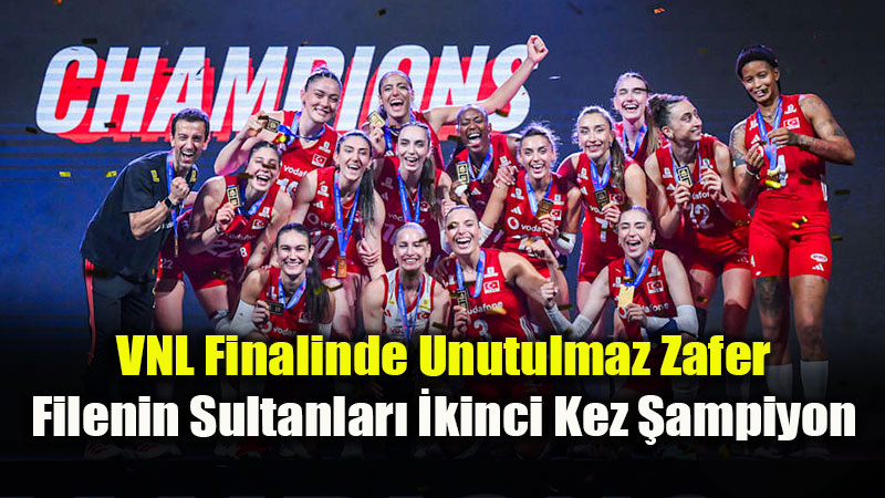 A Milli Kad�n Voleybol Tak�m�m�z, Milletler Ligi �ampiyonu Oldu!