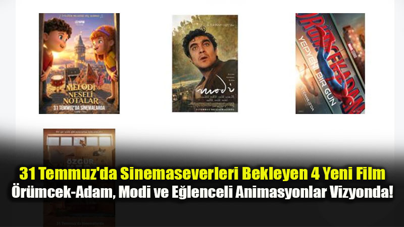 Bu Hafta Vizyonda Yer Alacak Filmler Belli Oldu