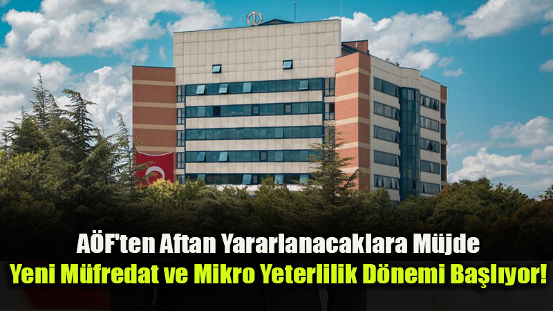 A��k��retim Fak�ltesi B�y�k ��renci Aff�na Haz�rlan�yor
