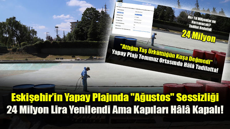 Yıl 2026, Takvim 1 Ağustos: Milyonlar Harcanan Kentpark Plajı Ne Zaman Açılacak?