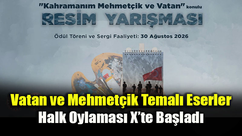 "Kahramanım Mehmetçik ve Vatan" Resim Yarışmasında Söz Halkta: Oylama Başladı