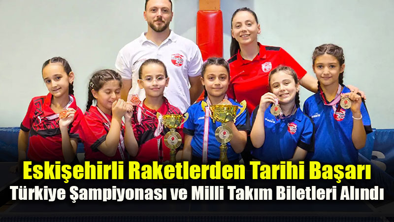 Masa Tenisinde Eskişehir Fırtınası: Kız Takımı Namağlup Bölge Şampiyonu!