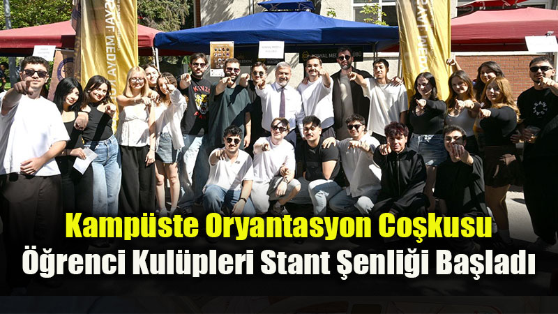 Anadolu Üniversitesinde Kulüp Heyecanı: Öğrenci Kulüpleri Stant Şenliği Başladı
