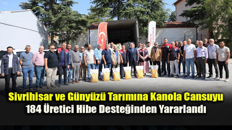 Eski�ehirde �ift�ilere Y�zde 75 Hibe Destekli Kanola Tohumu Da��t�ld�