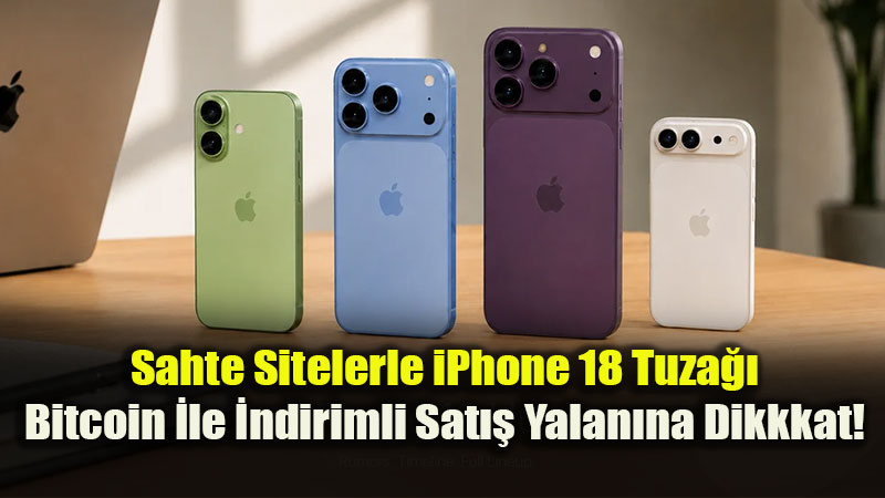 Doland�r�c�lar sahte kampanya ve sitelerle iPhone 18 heyecan�n� f�rsata �eviriyor