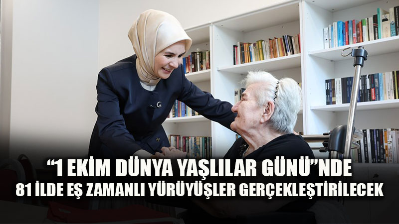1 Ekim D�nya Ya�l�lar G�n��nde 81 ilde e� zamanl� y�r�y��ler ger�ekle�tirilecek