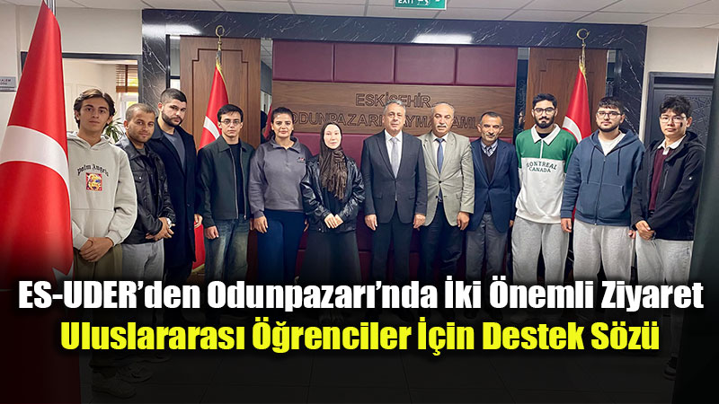 ES-UDER�den Kaymakam �ahin ve M�ft� G�zc��ye Ziyaret