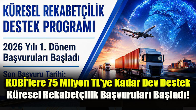 KOBİ’lerin Küresel Rekabet Gücünü Artıracak Destek Programına Başvurular Başladı!