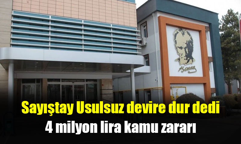 Odunpazar Belediyesinde yine Usulsz ilem: Kamu zarar 4 milyon