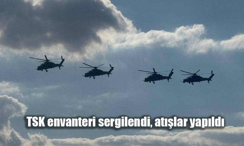 TSK envanteri sergilendi, atlar yapld
