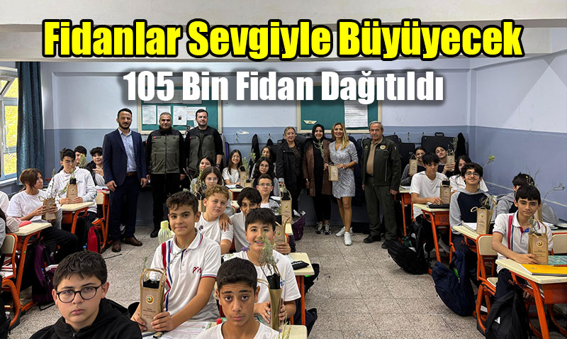 Yeil Vatan Projesi Kapsamnda Eskiehir Okullarna 105 Bin Fidan Datld