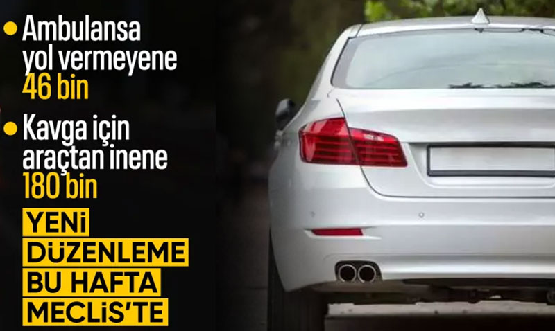 Trafik Cezalarnda Byk Artlar eren Yeni Kanun Teklifi Meclis Gndeminde