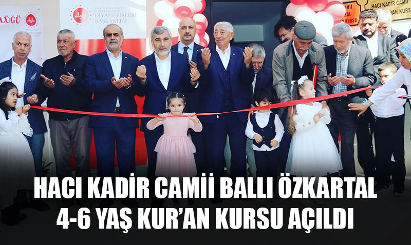 Hac Kadir Camii Ball zkartal 4-6 Ya Kuran Kursu Ald