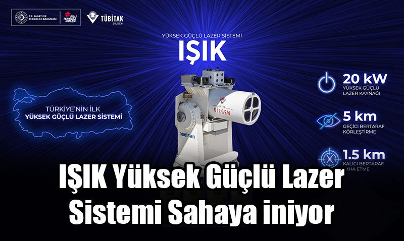 TBTAK BLGEMden Yerli Yksek Gl Lazer Sistemi: IIK