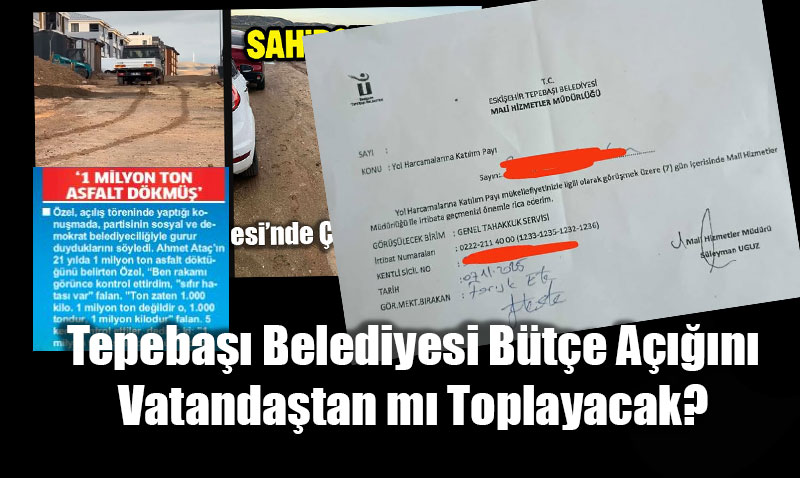 elikili vgler ve Vatandan syan: Tepeba Belediyesinden Asfalt Borcu syan!