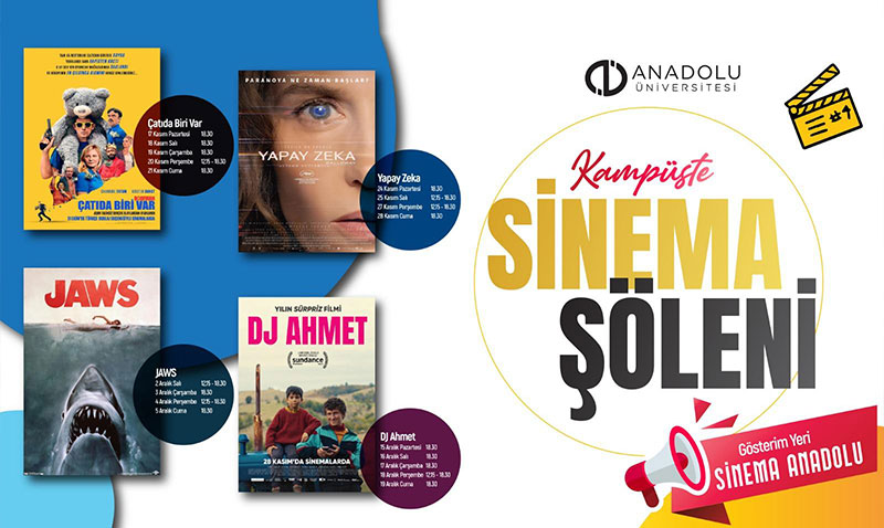 Anadolu niversitesinde "Kampste Sinema leni" Devam Ediyor