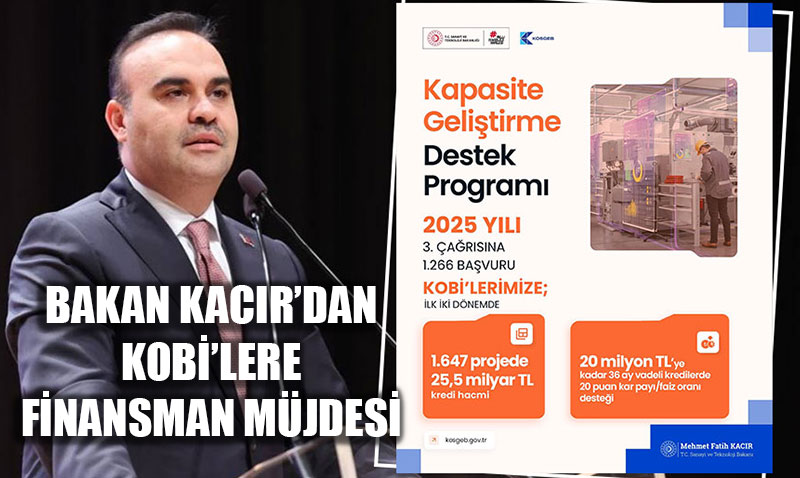 Bakan Kacr’dan KOB’lere Finansman Mjdesi: 25,5 Milyar TL Hacimli Destek
