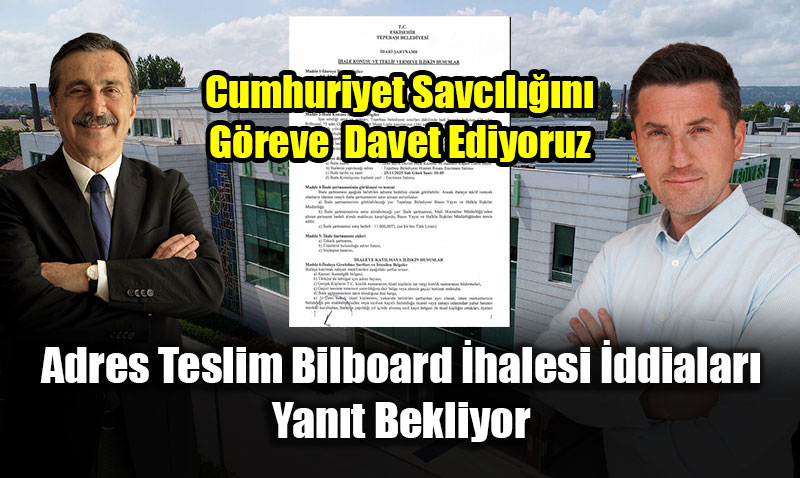 Bu artname Kimi Tarif Ediyor? Tepebandaki Billboard halesi Yargya Tanabilir!