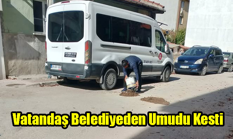 Eskiehirde ukurlar Vatandaa Kald: amlcada Yol Sorununa Kiisel zm!