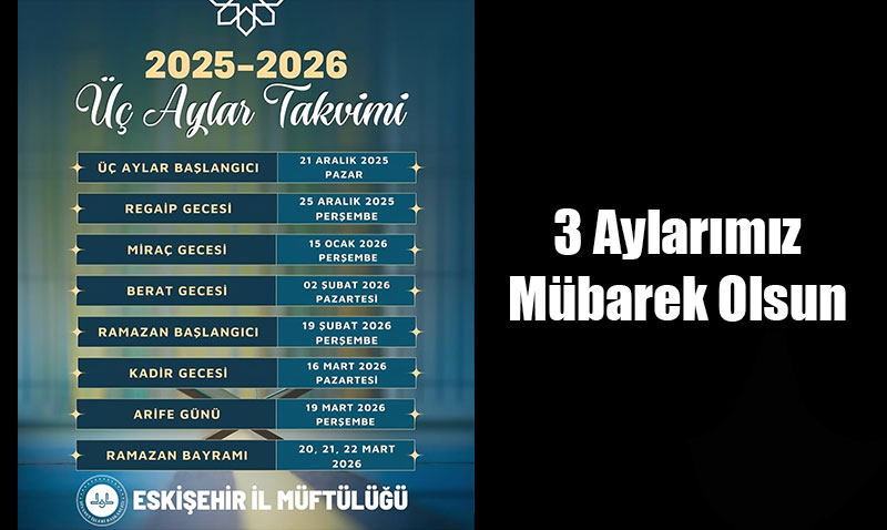 2025-2026 �� Aylar Takvimi