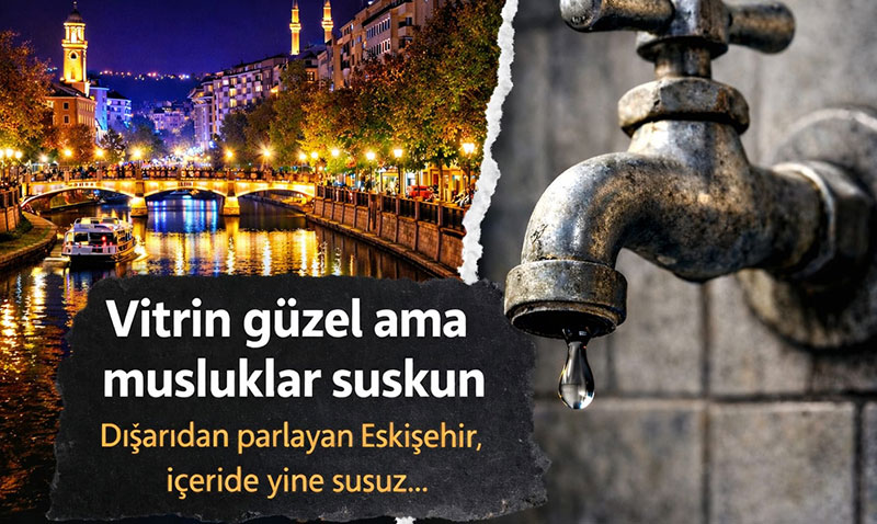 Eski�ehir�deki su kesintisi 48 saati ge�ti