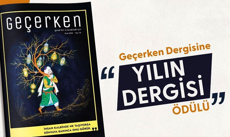 ESKADER "Y�l�n Dergisi" �d�l�n� Ge�erken Dergisine Verdi