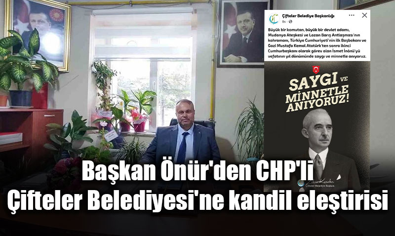 �ifteler�de "Mesaj" Gerilimi: AK Parti�den CHP�li Belediyeye Kandil Ele�tirisi