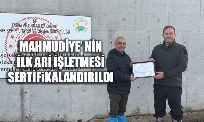 Mahmudiyenin lk Hastalktan Ari letmesi Sertifikalandrld