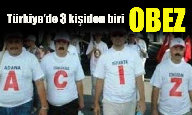 lkemizde 30 ya zerindeki her 3 kiiden 1i obezite hastas! 