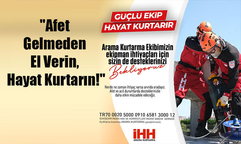HH’dan Arama Kurtarma Ekiplerine Destek ars