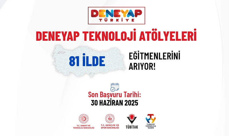 Deneyap Teknoloji Atlyeleri, Gelecein Eitmenlerini Aryor!