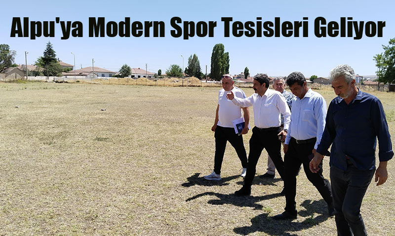 Eskiehir Genlik ve Spor l Mdr Hasan Kaln, Alpu’daki Spor Yatrmlarn nceledi
