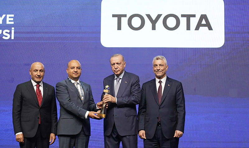 Toyota Otomotiv Sanayi Trkiye, hracatta Zirveye Oynuyor