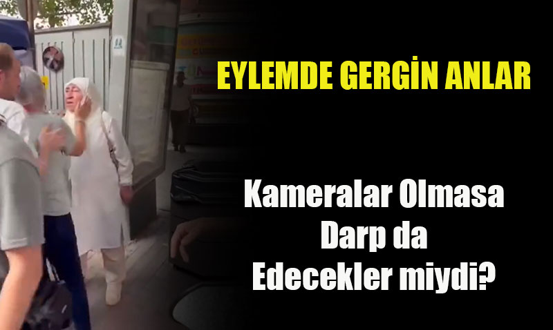 CHP Eylemine Tepki Gsteren Kadna CHP’lilerden Sert Mdahale