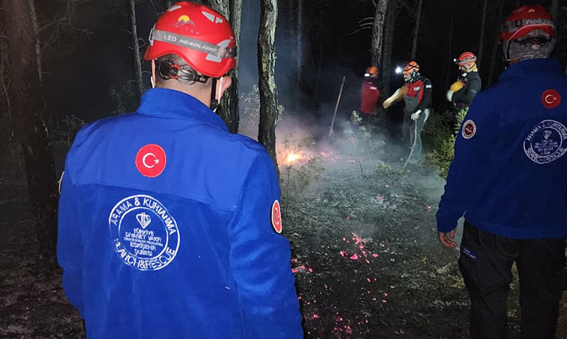 TDV Eskiehir Arama Kurtarma Ekibi, Sakarya-Bilecik Yangnnda Grev Banda!