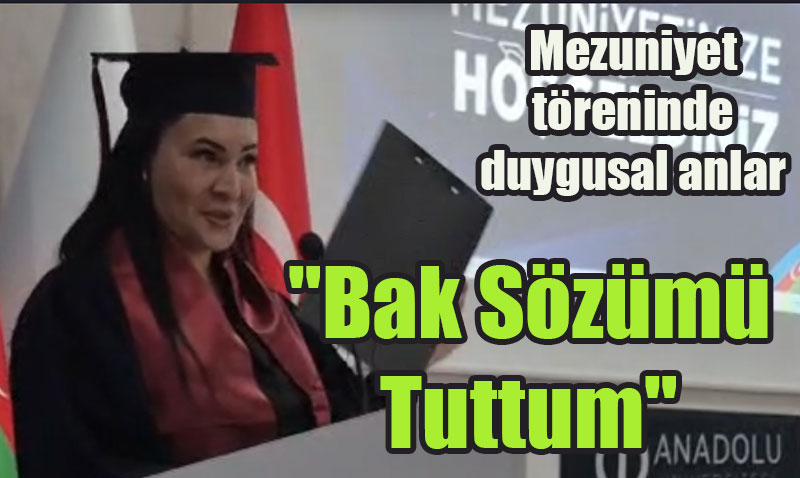 Anadolu niversitesi’nin Bak’deki Mezuniyet Trenine Duygusal Anlar Damga Vurdu