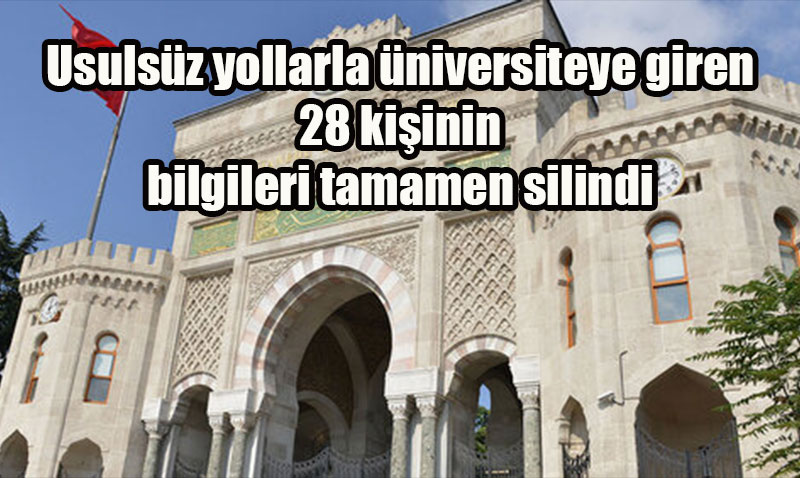 Uslsz yollarla kazanlan diplomalar YKSS Veri Tabanndan Silindi