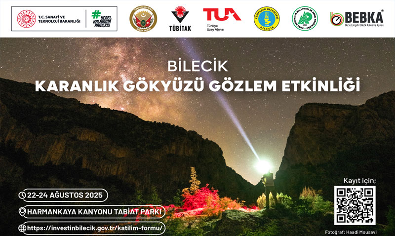 Harmankaya Kanyonu’nda Karanlk Gkyz Gzlem Etkinlii Balyor