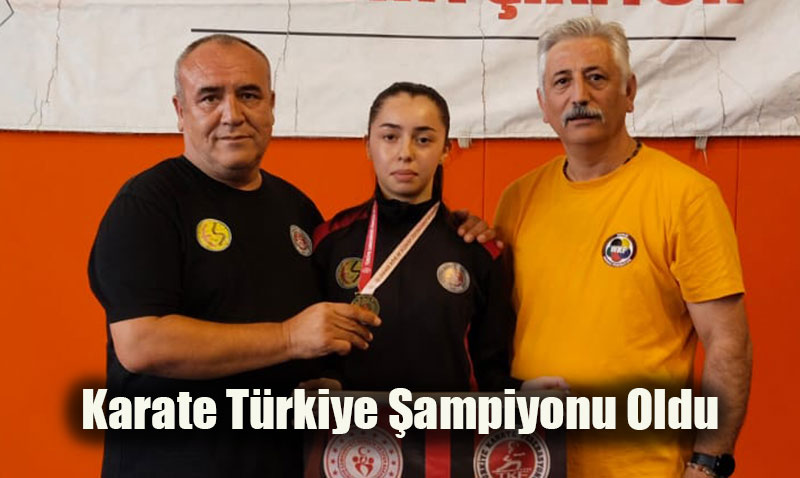 Eskiehirli Doa Akgz, Karate Trkiye ampiyonu Oldu