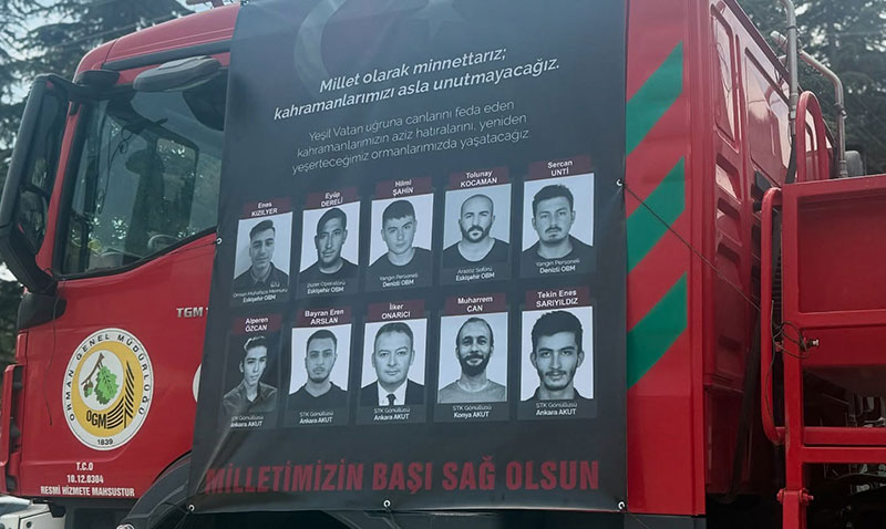 Eskiehir’de Orman Yangn ehitleri Dualarla Anld