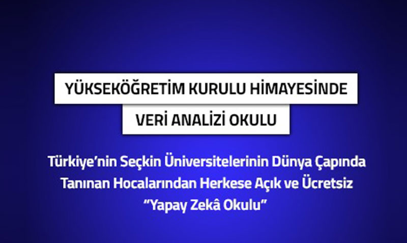 YK Himayesinde cretsiz Veri Analizi Okulu: Bavurular Balad