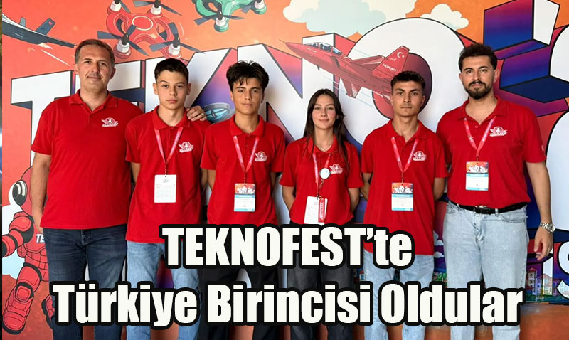 zel EOSB Mesleki ve Teknik Anadolu Lisesi, TEKNOFESTte Trkiye Birincisi Oldu