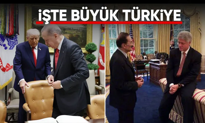 Cumhurbakan Erdoan ve Donald Trump’n Grmesinden Samimi Kareler