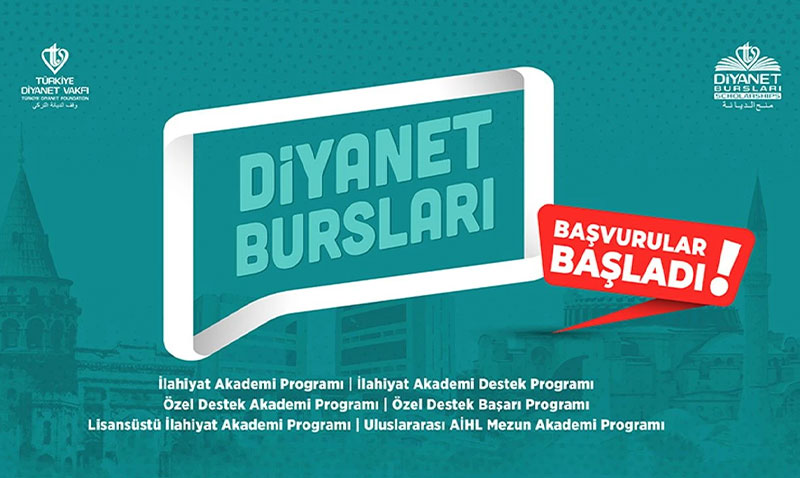 TDV Diyanet Burslar iin bavurular balad