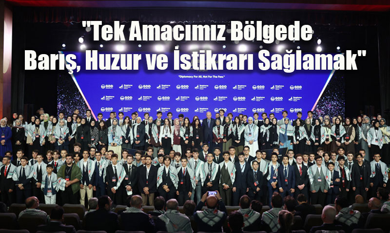 Cumhurbakan Erdoan: "Tek Amacmz Blgede Bar, Huzur ve stikrar Salamak"