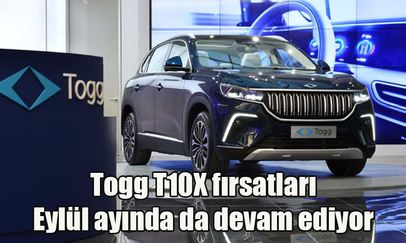 Togg T10X in Cazip Kredi Frsatlar Eyll’de Devam Ediyor