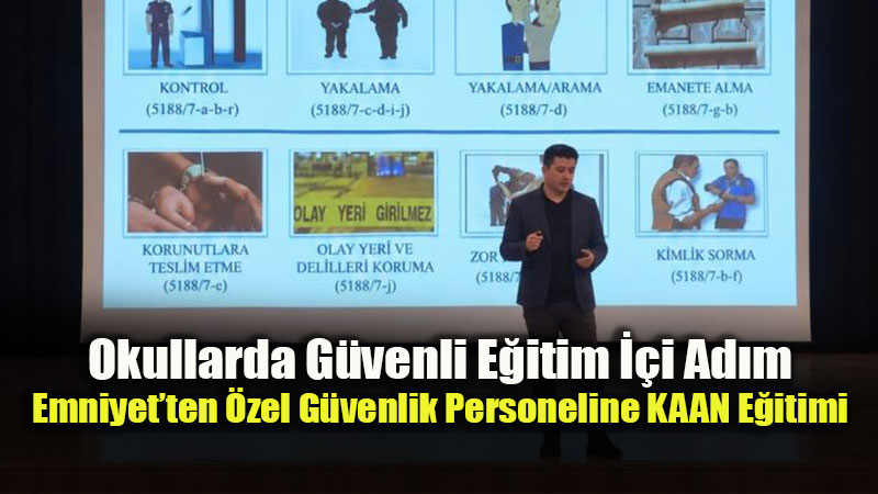 Eski�ehir�de Okul G�venli�ine KAAN Dopingi: 32 �zel G�venlik G�revlisi E�itildi