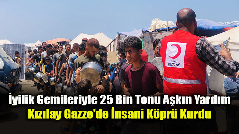 T�rk K�z�lay��n�n Gazze�deki �nsani Yard�mlar� ���nc� Y�l�nda Kesintisiz S�r�yor
