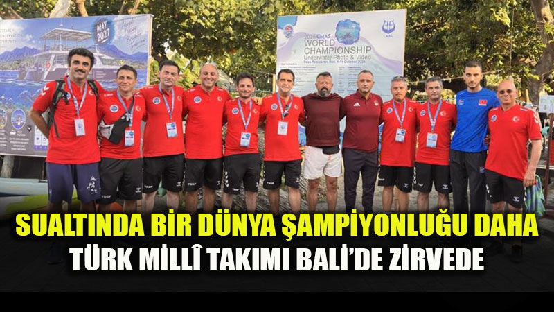 Endonezya�da T�rk Bayra�� Dalgaland�: Sualt�nda Bir D�nya �ampiyonlu�u Daha!